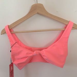 Blackbough swim knot front bikini top